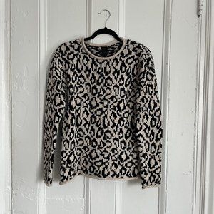 Magaschoni Cheetah knit sweater